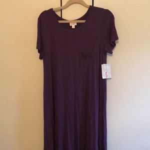 Lularoe Purple Carly Dress